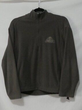 NORTH END Ladies Quarter-Zip Fleece Pullover - Olive Green - P2P 23" measured